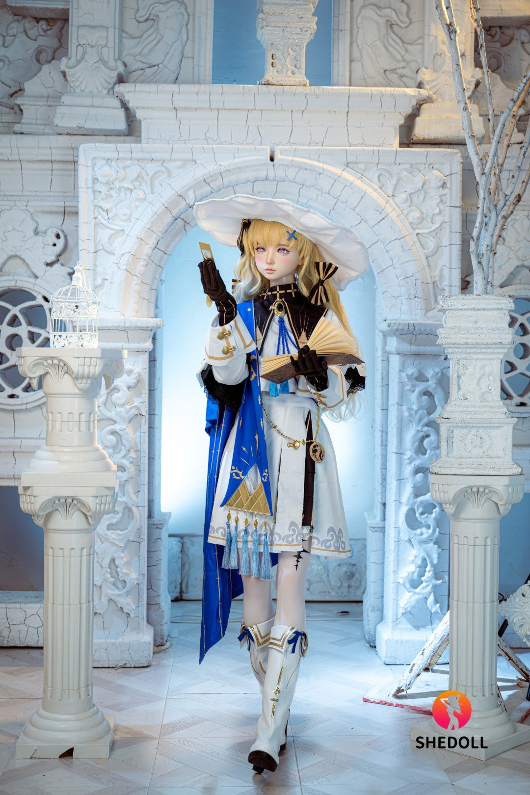 Phoebe sexdukke (SHEDOLL 152 cm A-cup #SH189 2.0 TPE+silikone)