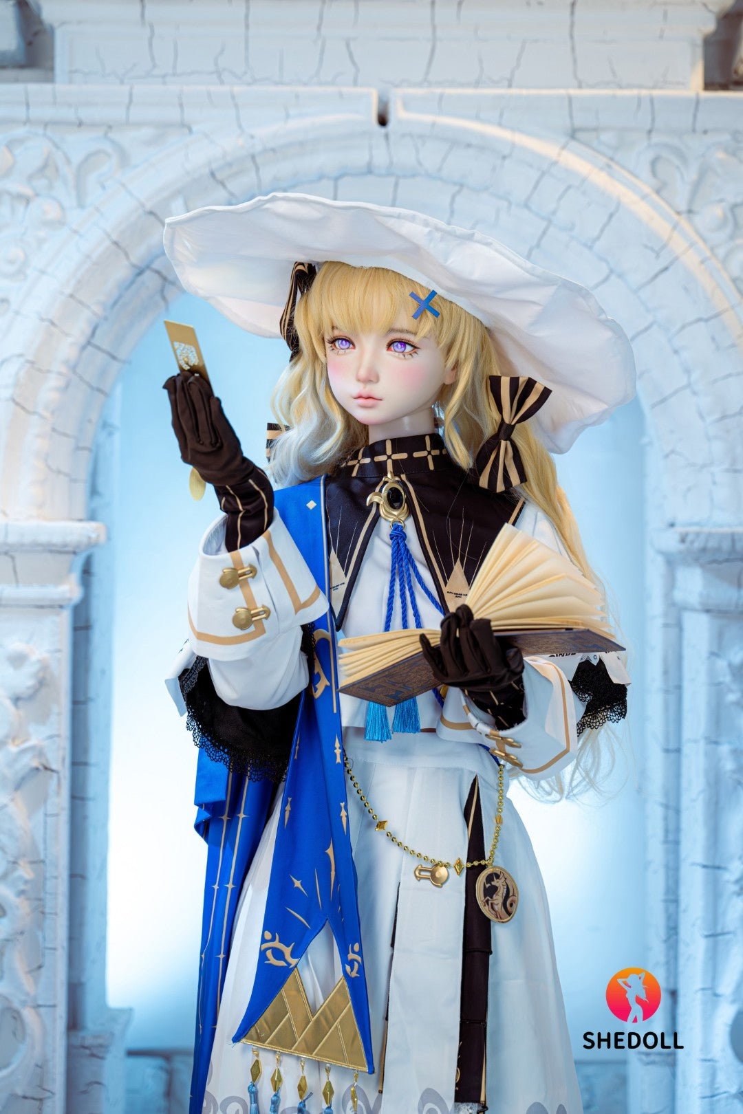 Phoebe sexdukke (SHEDOLL 152 cm A-cup #SH189 2.0 TPE+silikone)