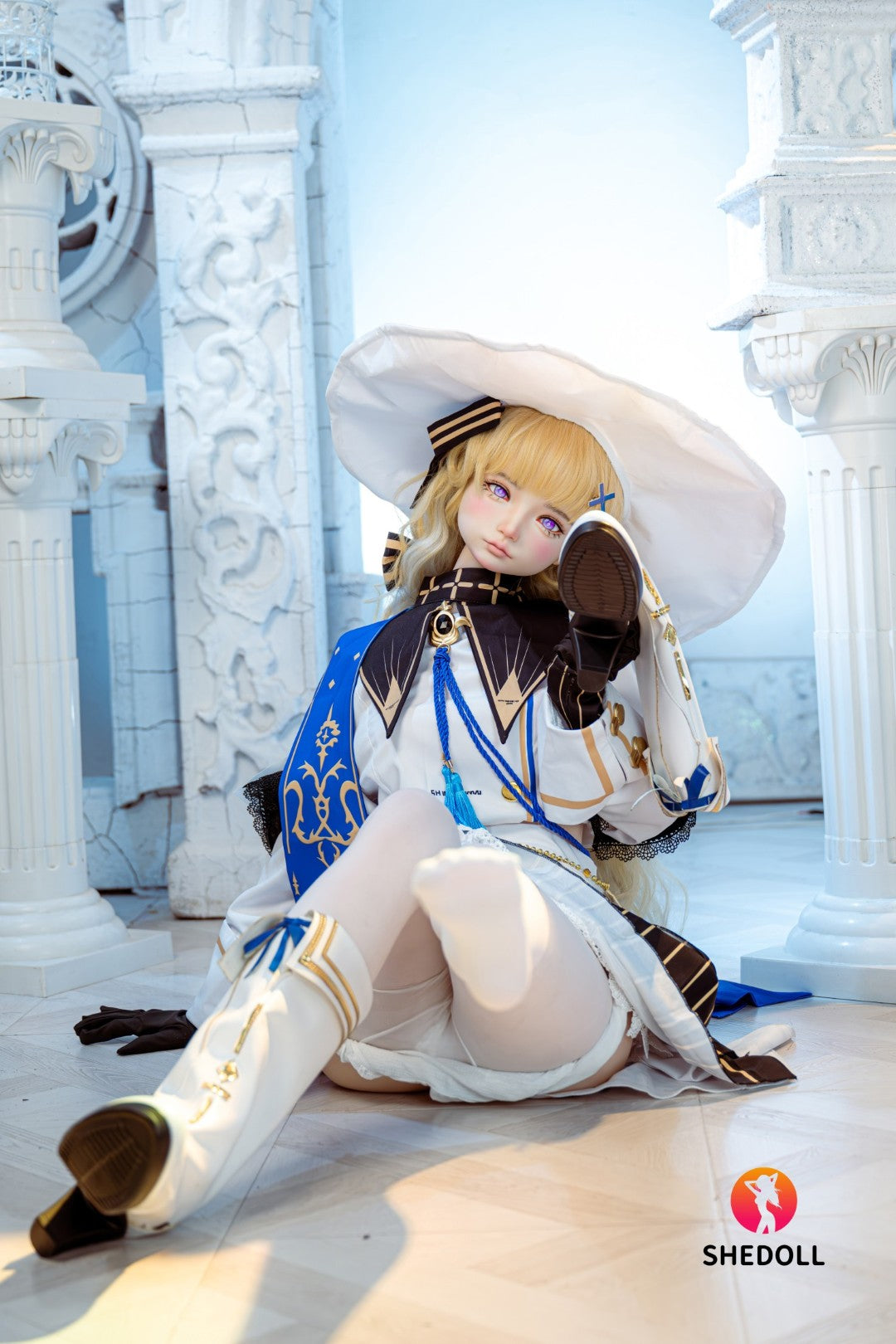 Phoebe sexdukke (SHEDOLL 152 cm A-cup #SH189 2.0 TPE+silikone)