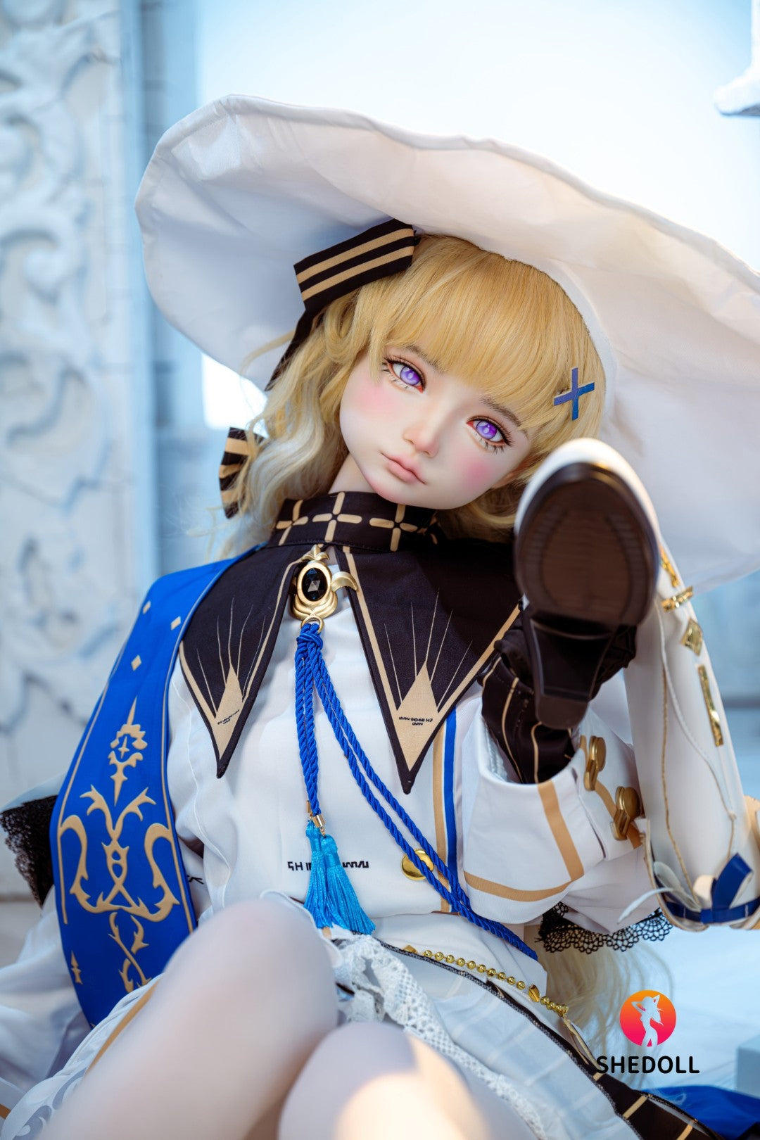 Phoebe sexdukke (SHEDOLL 152 cm A-cup #SH189 2.0 TPE+silikone)