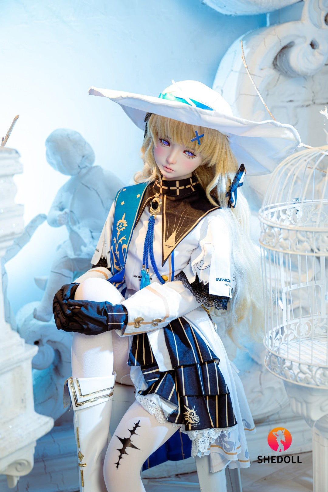 Phoebe sexdukke (SHEDOLL 152 cm A-cup #SH189 2.0 TPE+silikone)