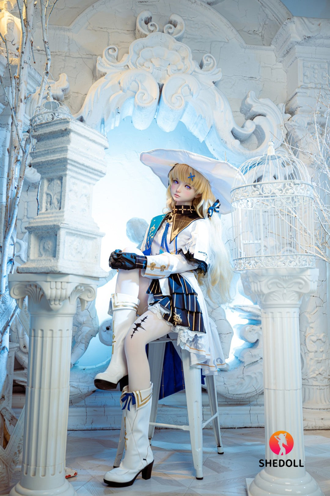 Phoebe sexdukke (SHEDOLL 152 cm A-cup #SH189 2.0 TPE+silikone)