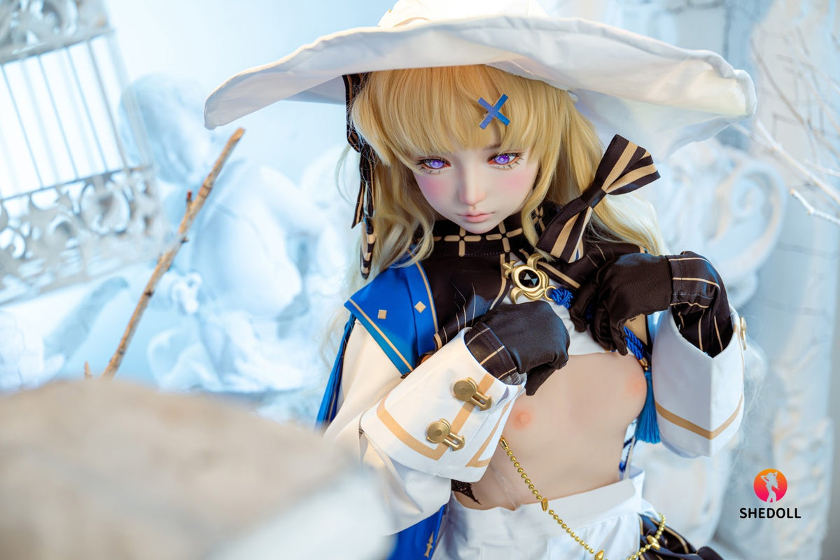 Phoebe sexdukke (SHEDOLL 152 cm A-cup #SH189 2.0 TPE+silikone)