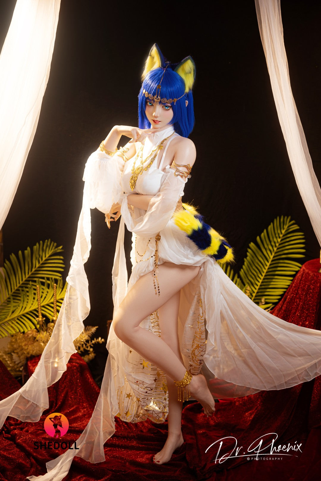 Ankha sexdukke (SHEDOLL 168 cm D-cup #SH192 2.0 silikone)