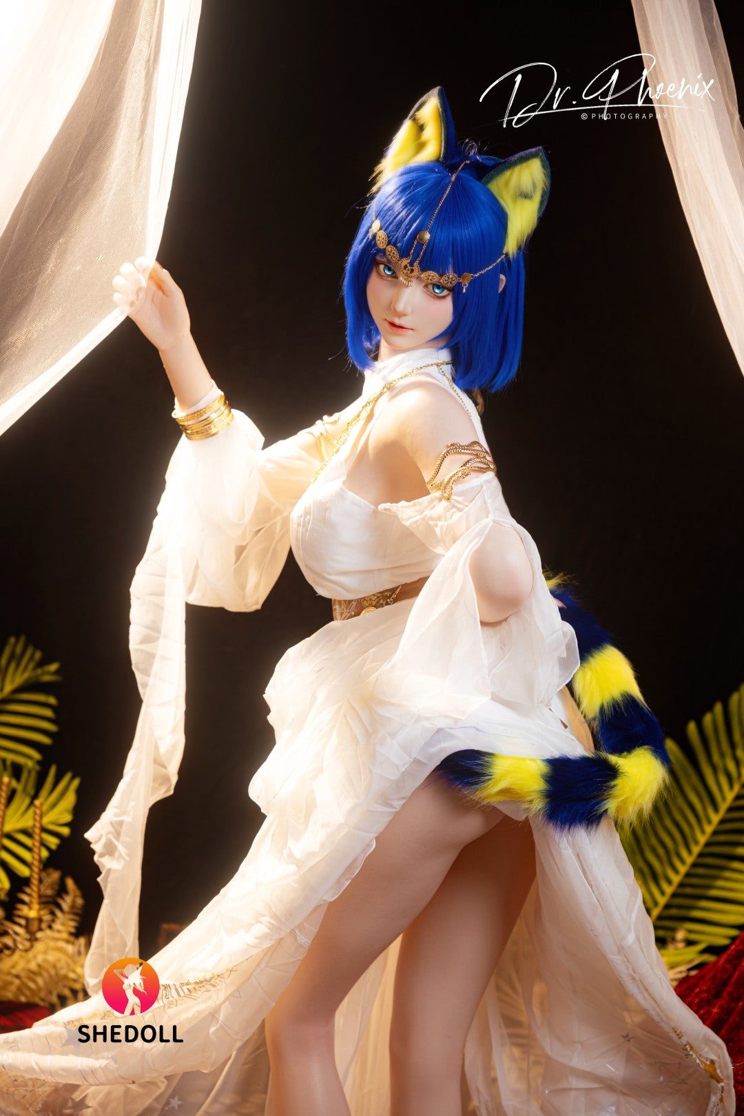 Ankha sexdukke (SHEDOLL 168 cm D-cup #SH192 2.0 silikone)
