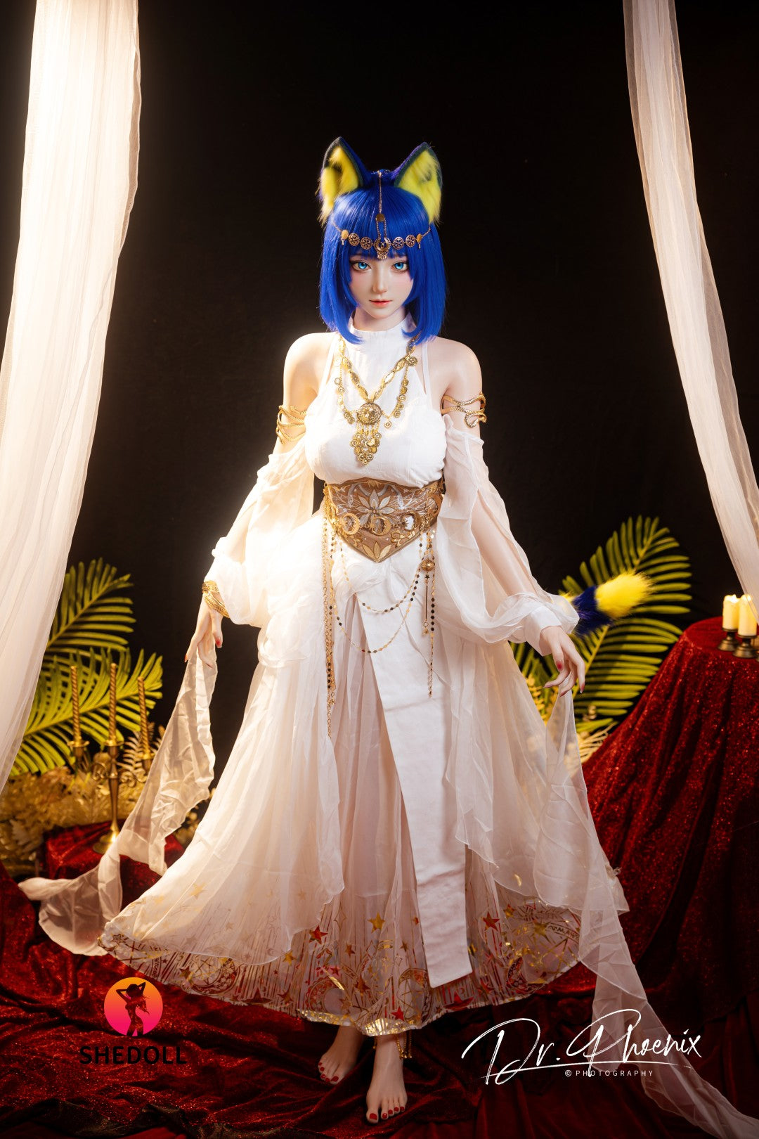 Ankha sexdukke (SHEDOLL 168 cm D-cup #SH192 2.0 silikone)