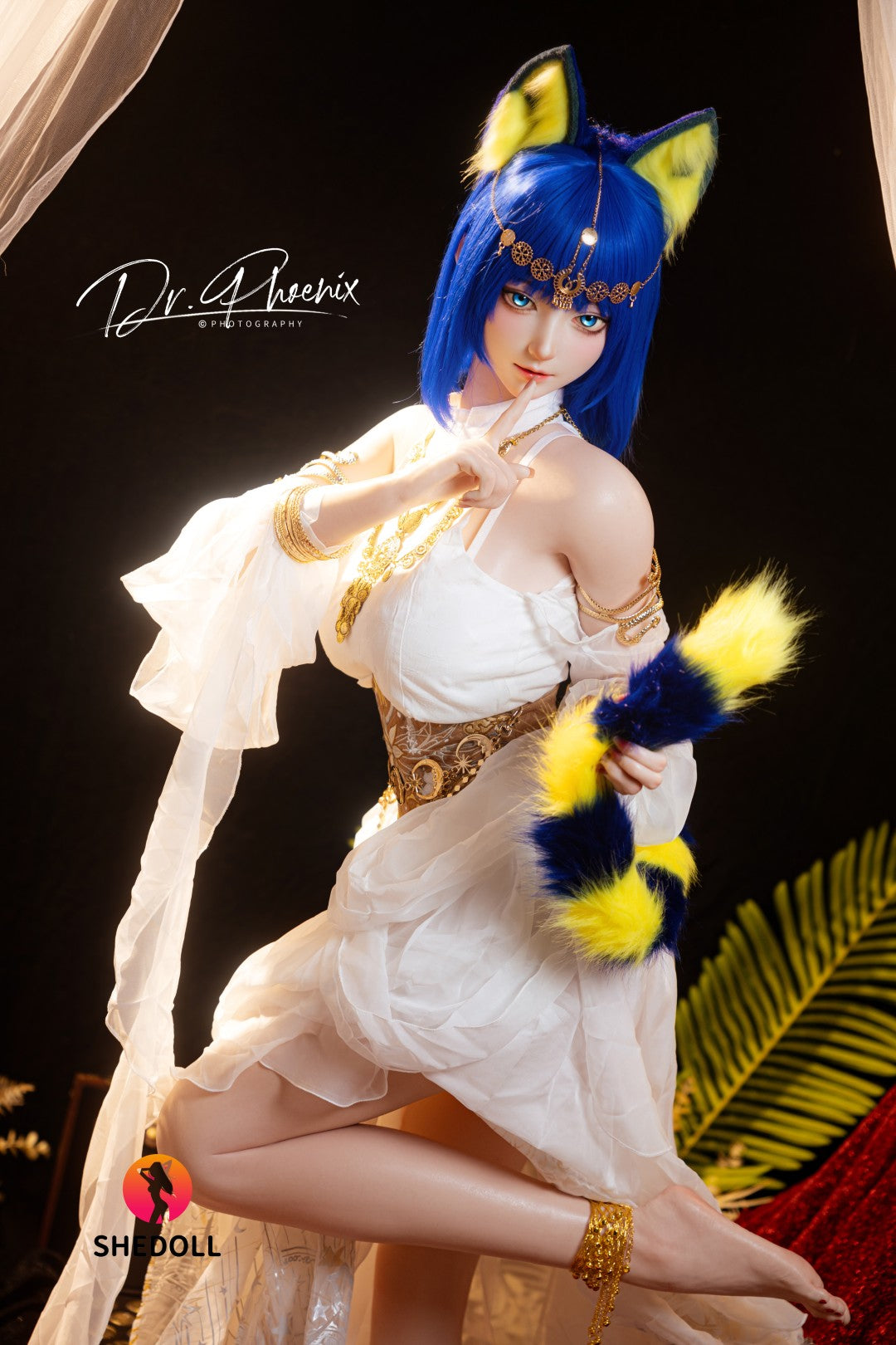 Ankha sexdukke (SHEDOLL 168 cm D-cup #SH192 2.0 silikone)