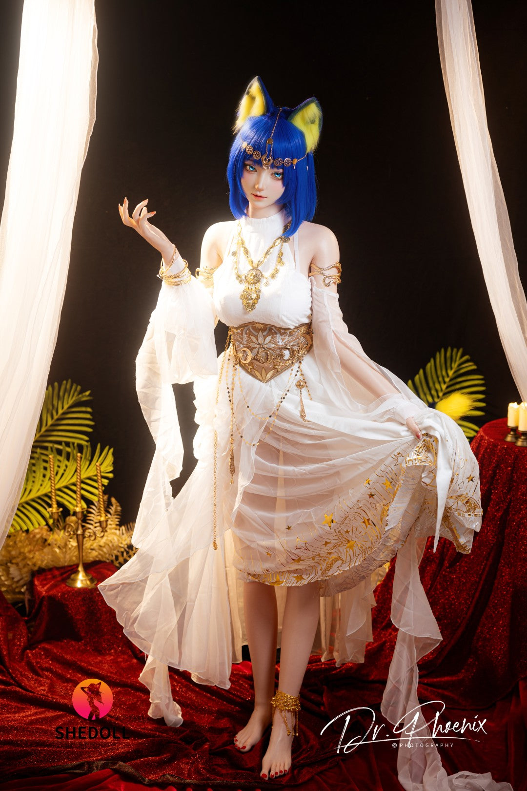 Ankha sexdukke (SHEDOLL 168 cm D-cup #SH192 2.0 silikone)