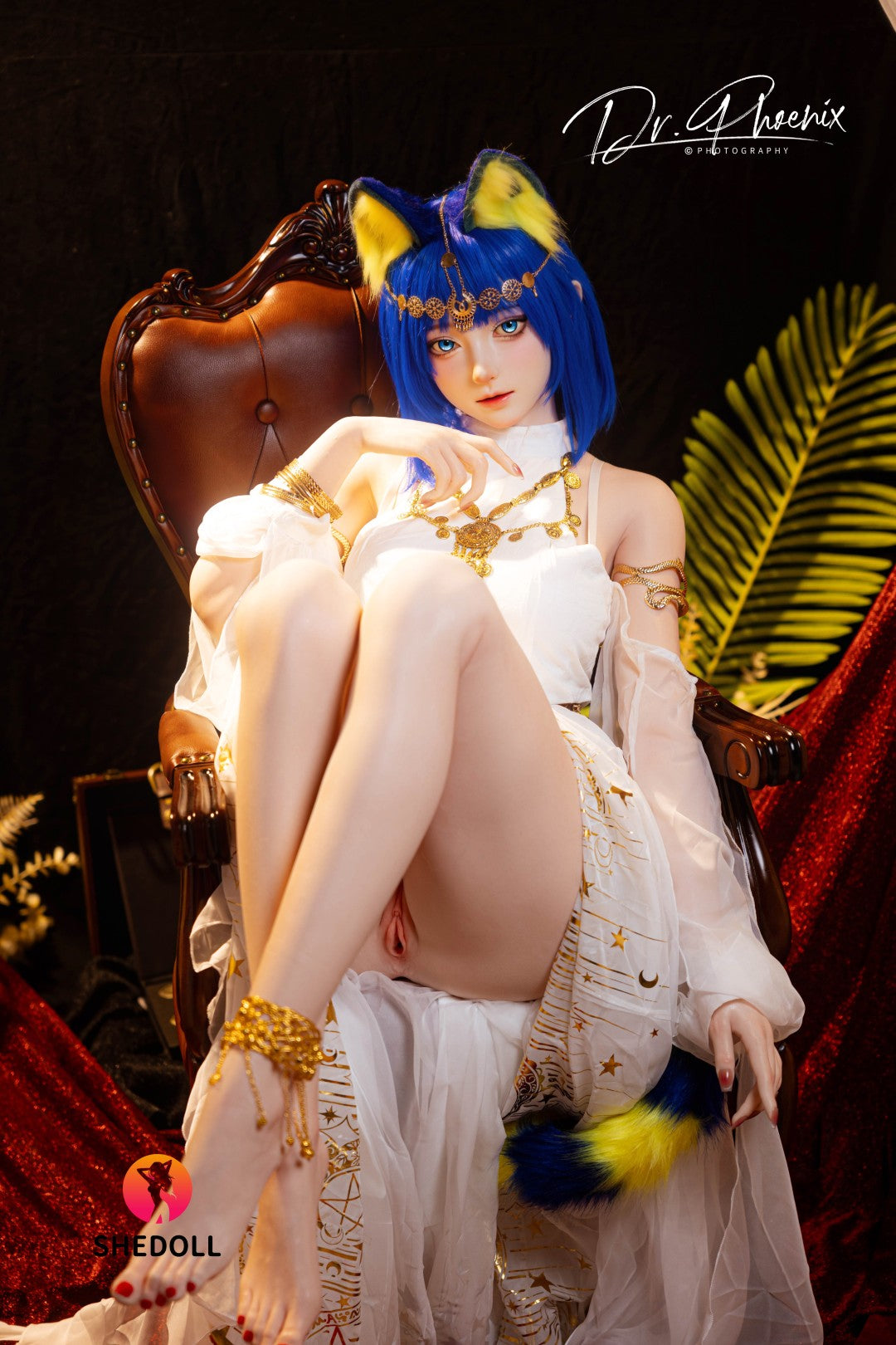 Ankha sexdukke (SHEDOLL 168 cm D-cup #SH192 2.0 silikone)