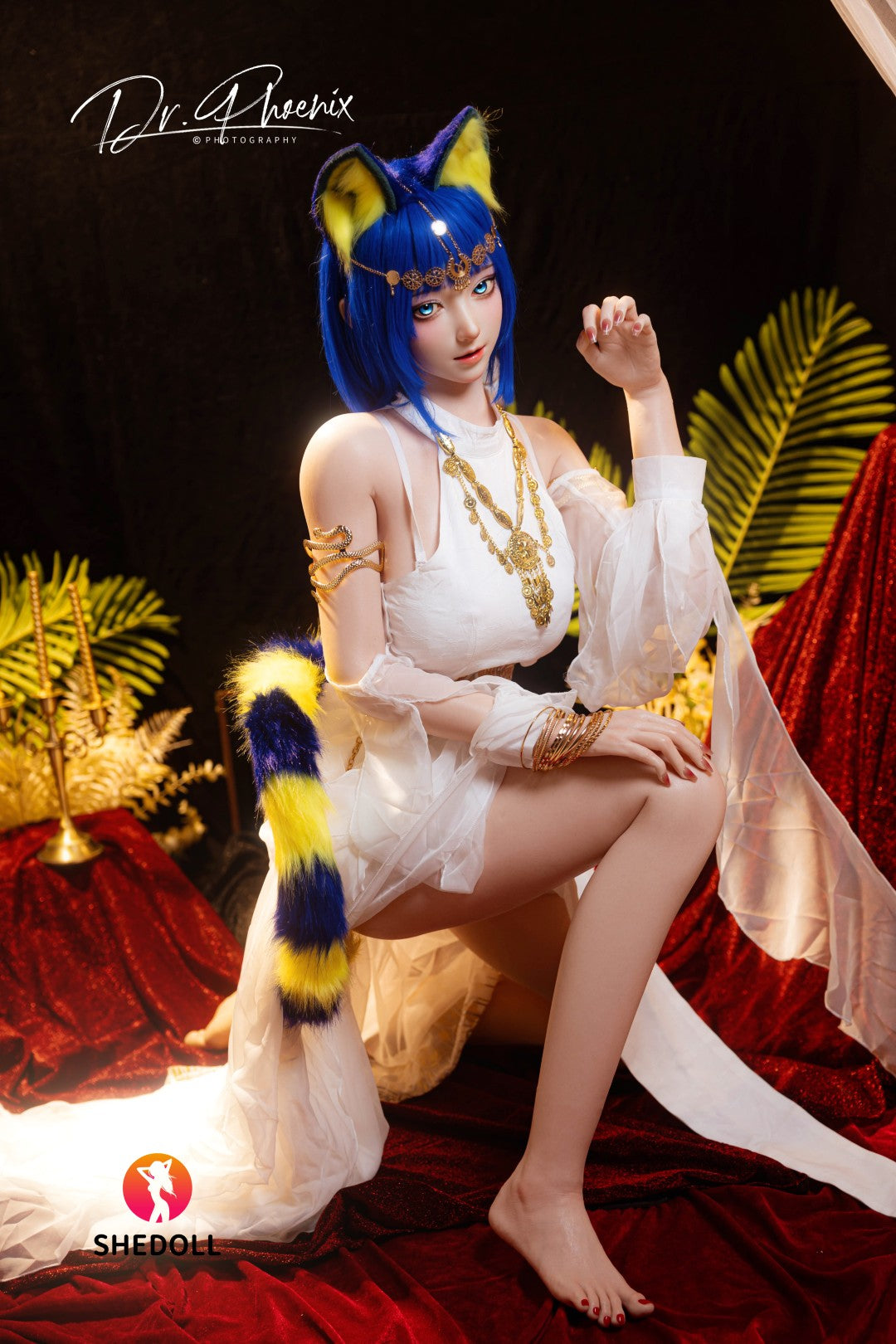 Ankha sexdukke (SHEDOLL 168 cm D-cup #SH192 2.0 silikone)