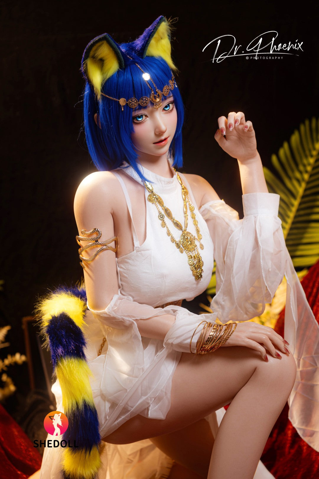 Ankha sexdukke (SHEDOLL 168 cm D-cup #SH192 2.0 silikone)