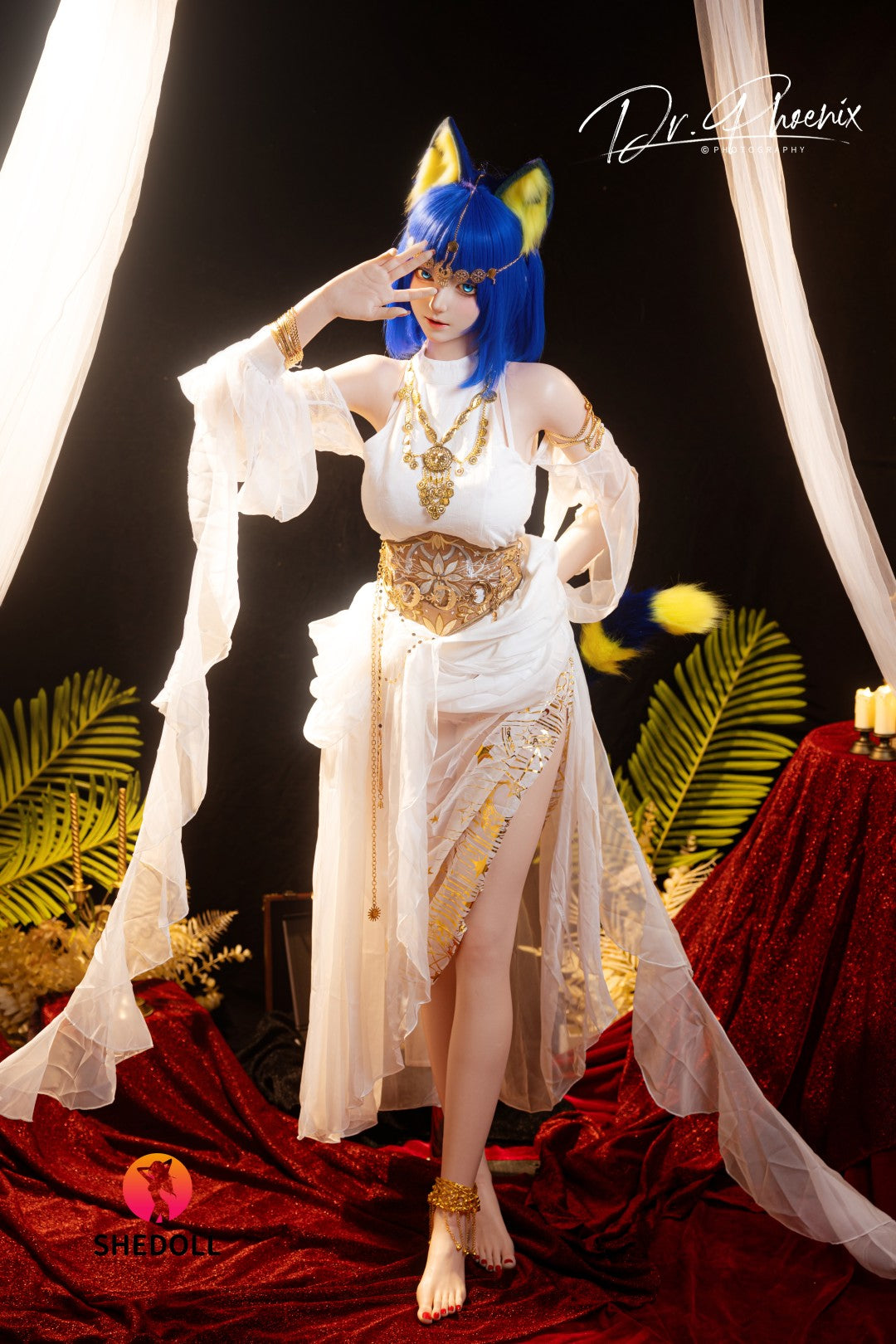 Ankha sexdukke (SHEDOLL 168 cm D-cup #SH192 2.0 silikone)