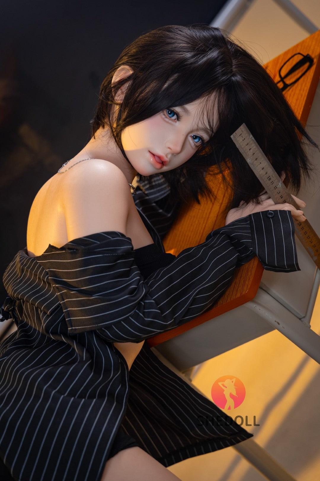 Lina sexdukke (SHEDOLL 152 cm A-cup #SH200 2.0 silikone)