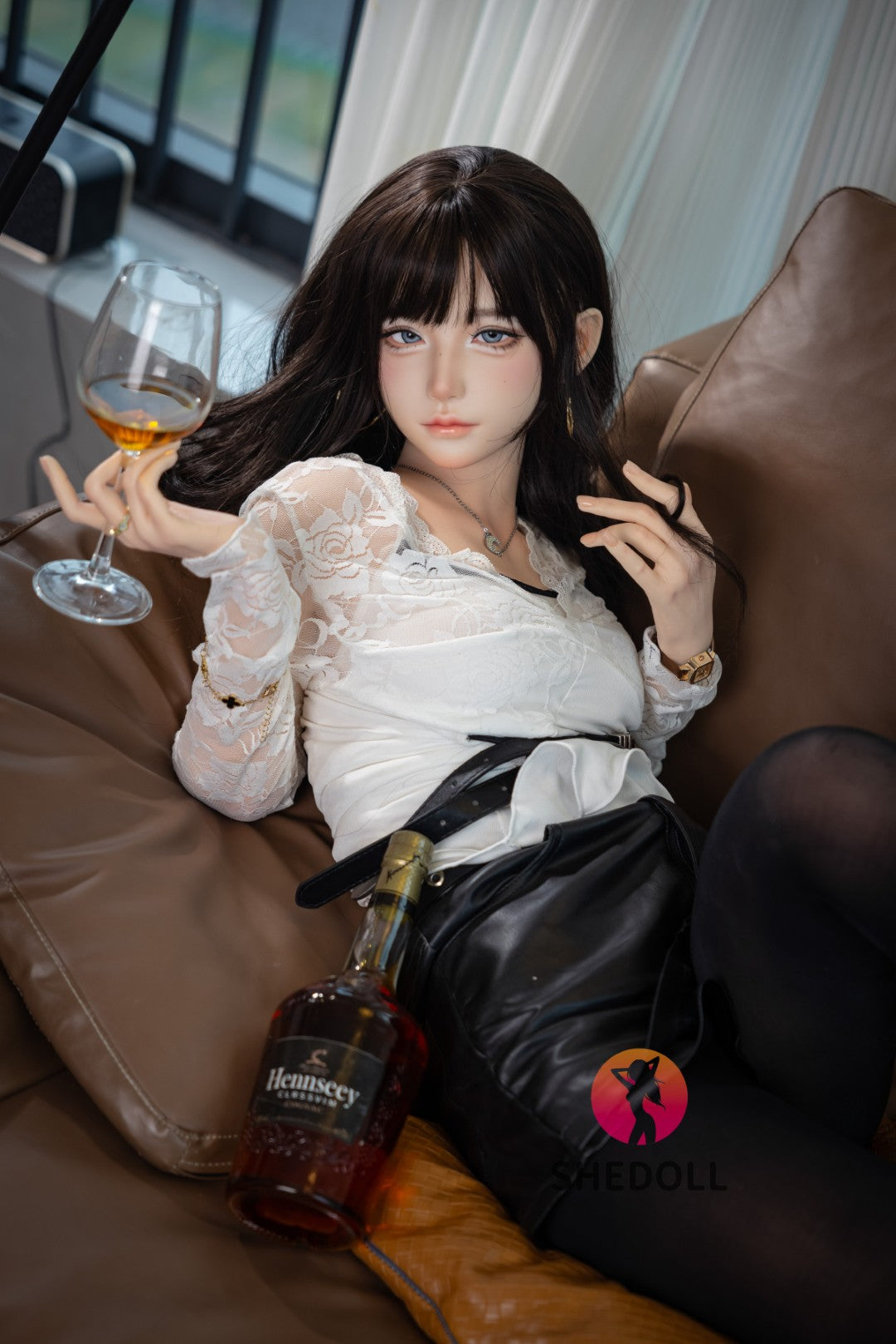 Lina sexdukke (SHEDOLL 152 cm A-cup #SH202 2.0 silikone)