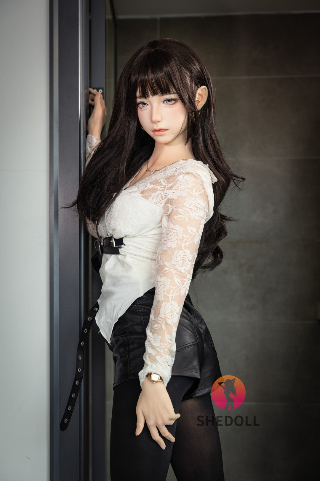 Lina sexdukke (SHEDOLL 152 cm A-cup #SH202 2.0 silikone)