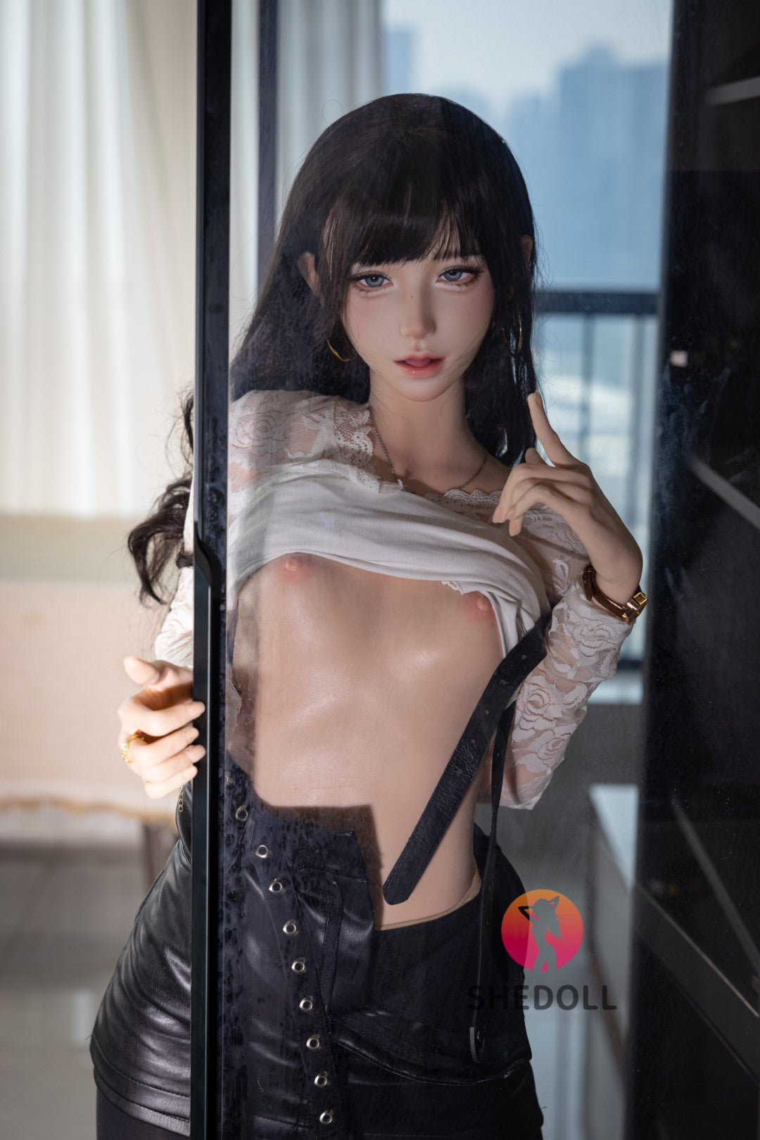Lina sexdukke (SHEDOLL 152 cm a-cup #SH202 2.0 silikone)