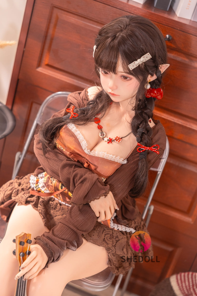 Aileen sexdukke (SHEDOLL 145 cm G-cup #SH215 silikone)