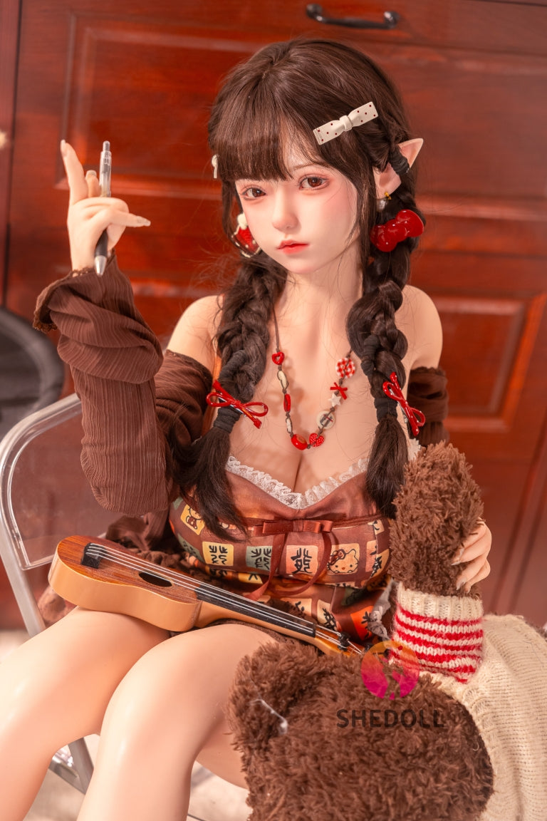 Aileen sexdukke (SHEDOLL 145 cm G-cup #SH215 silikone)