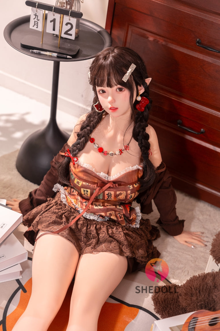 Aileen sexdukke (SHEDOLL 145 cm G-cup #SH215 silikone)