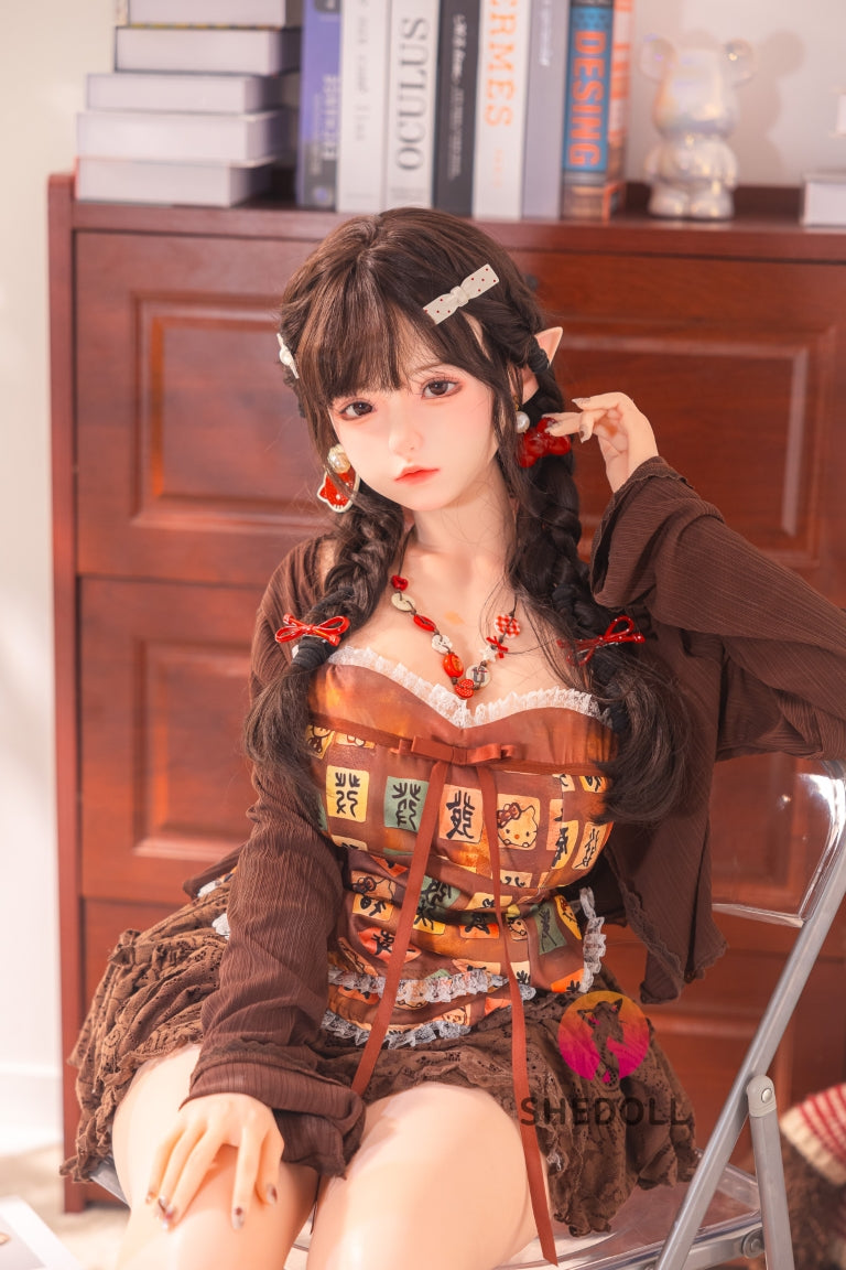 Aileen sexdukke (SHEDOLL 145 cm G-cup #SH215 silikone)