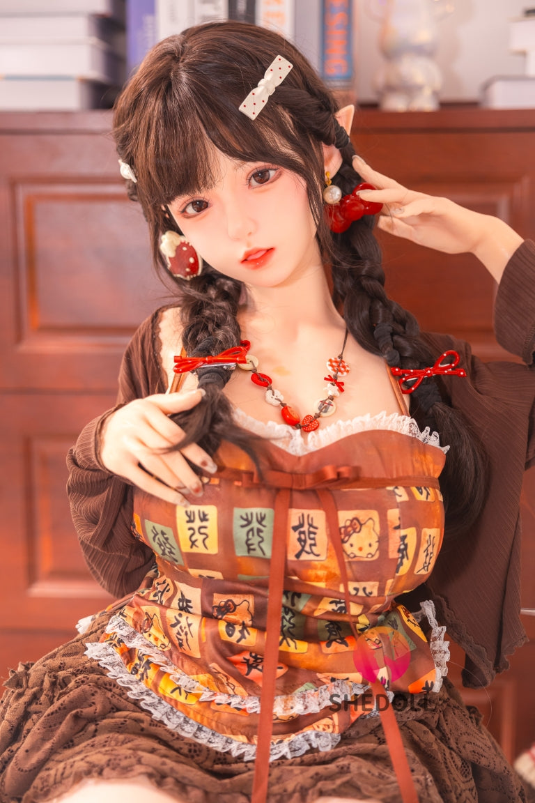 Aileen sexdukke (SHEDOLL 145 cm G-cup #SH215 silikone)