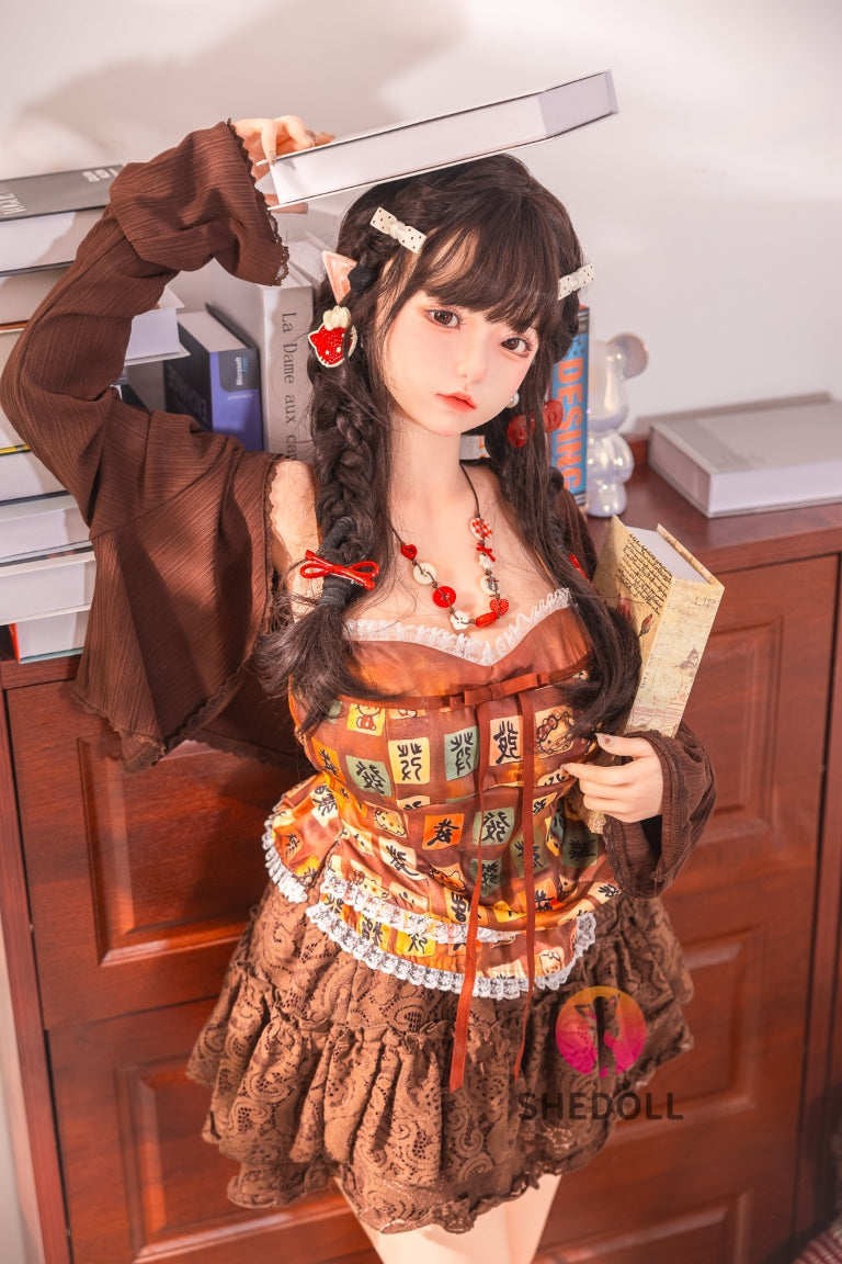 Aileen sexdukke (SHEDOLL 145 cm G-cup #SH215 silikone)