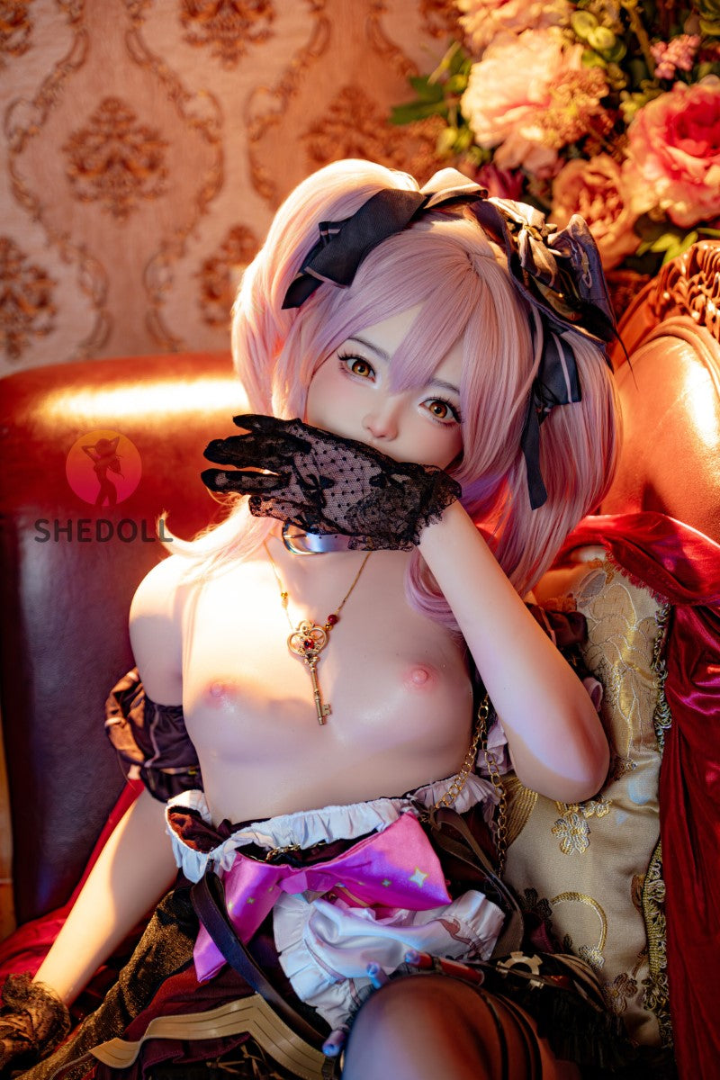 Sandet sexdukke (SHEDOLL 152 cm A-cup #SH216 2.0 silikone)