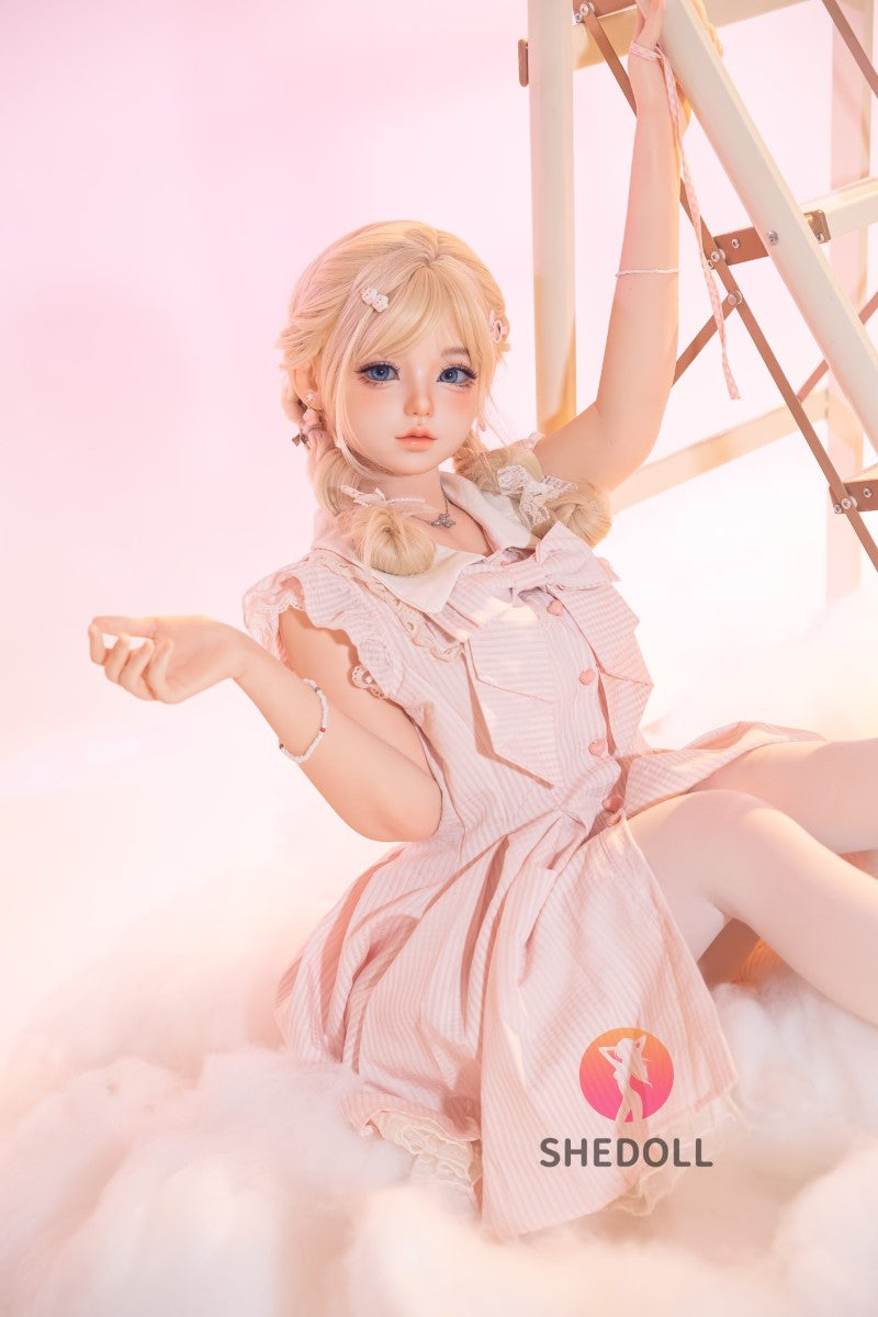 Tonen sexdukke (SHEDOLL 152 cm A-cup #SH219 2.0 silikone)