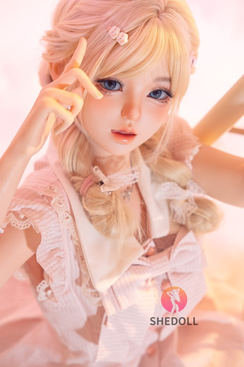 Tonen sexdukke (SHEDOLL 152 cm A-cup #SH219 2.0 silikone)
