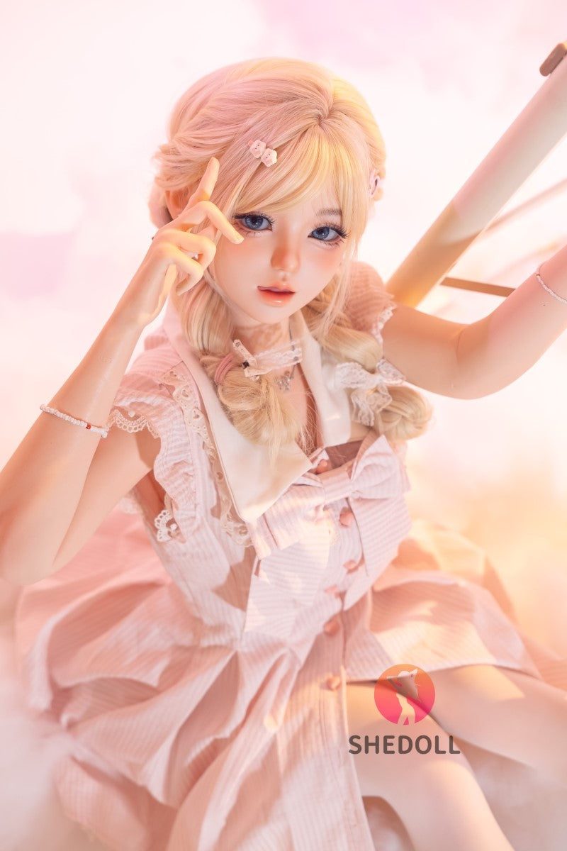 Tonen sexdukke (SHEDOLL 152 cm A-cup #SH219 2.0 silikone)