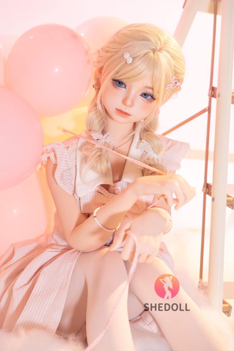 Tonen sexdukke (SHEDOLL 152 cm A-cup #SH219 2.0 silikone)