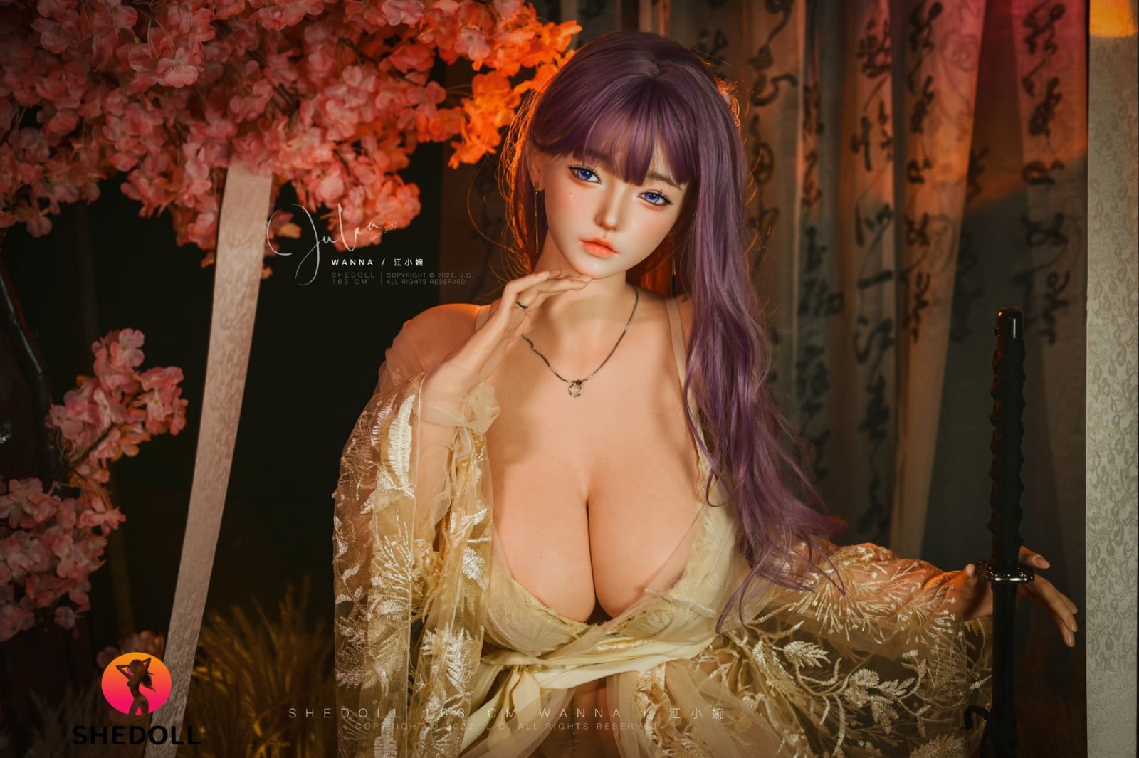 Vil sexdukke (SHEDOLL 163 cm H-cup #SH222 2.0 silikone)