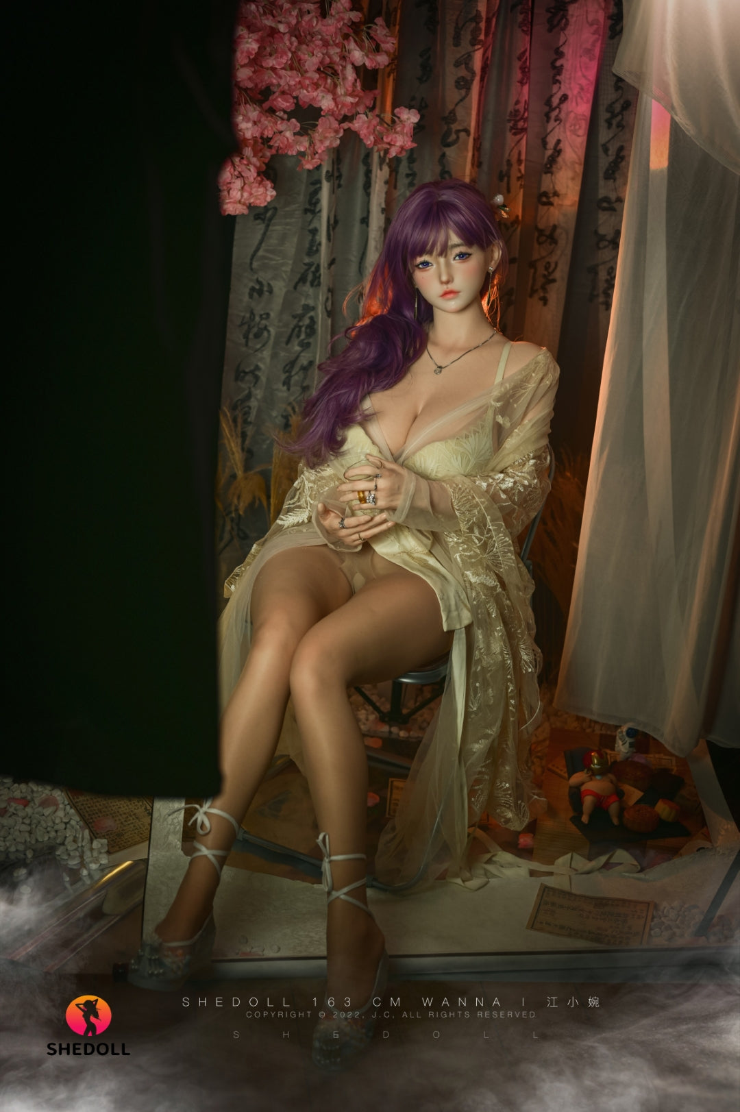 Vil sexdukke (SHEDOLL 163 cm H-cup #SH222 2.0 silikone)