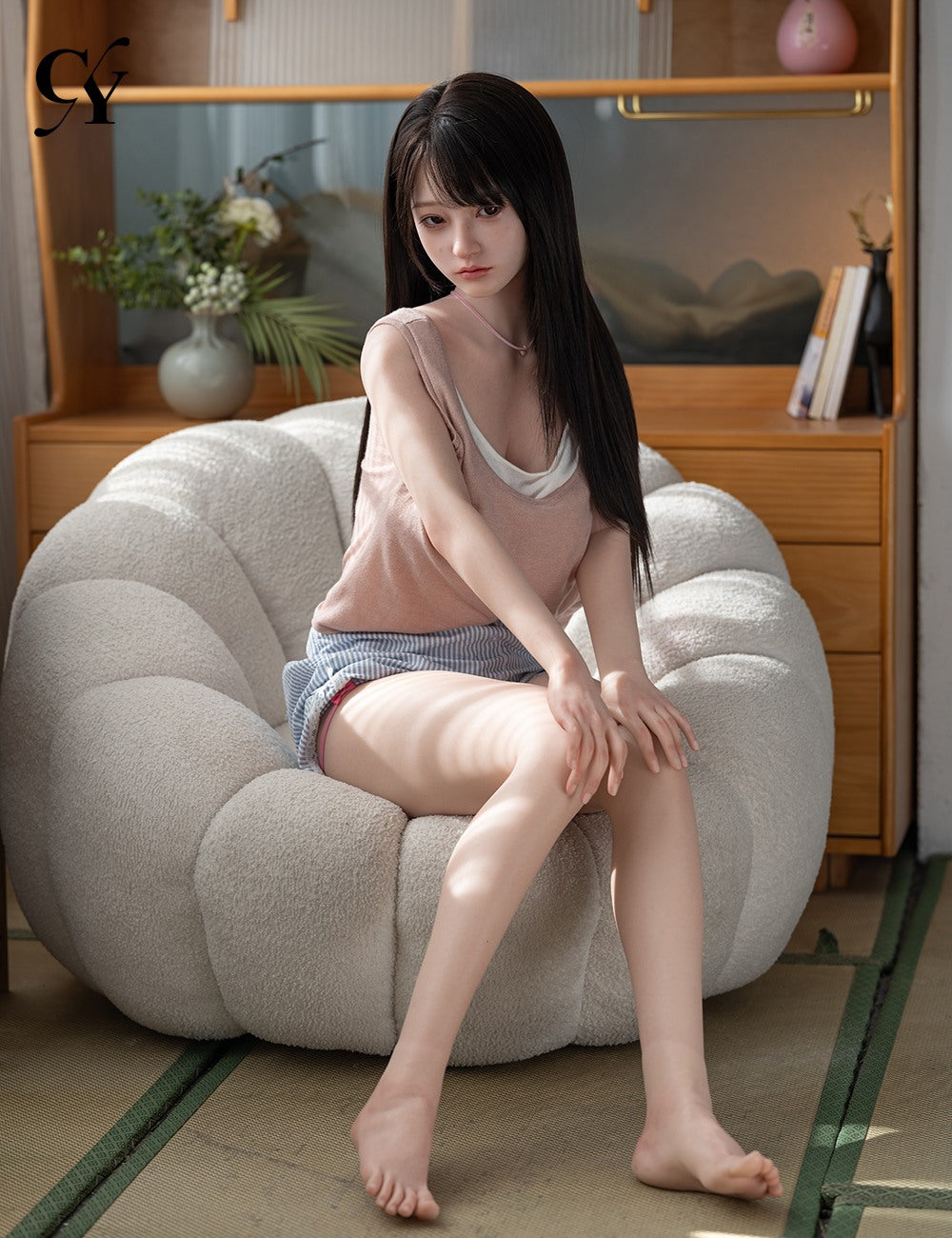Shuyu sexdukke (TOP CYDOLL 157 cm D-cup TPE+silikone)