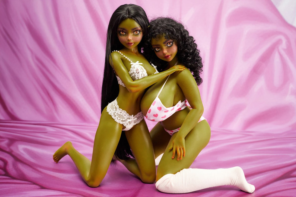 Honning sexdukke (Climax Doll Mini 60 cm J-cup silikone)