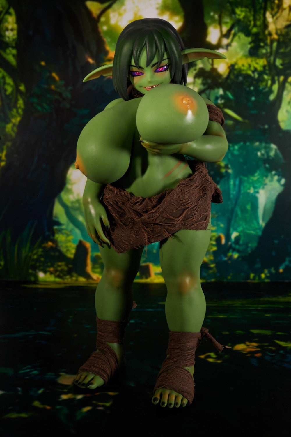 Zarga Orc sexdukke (Climax Doll Mini 70 cm v-cup silikone)