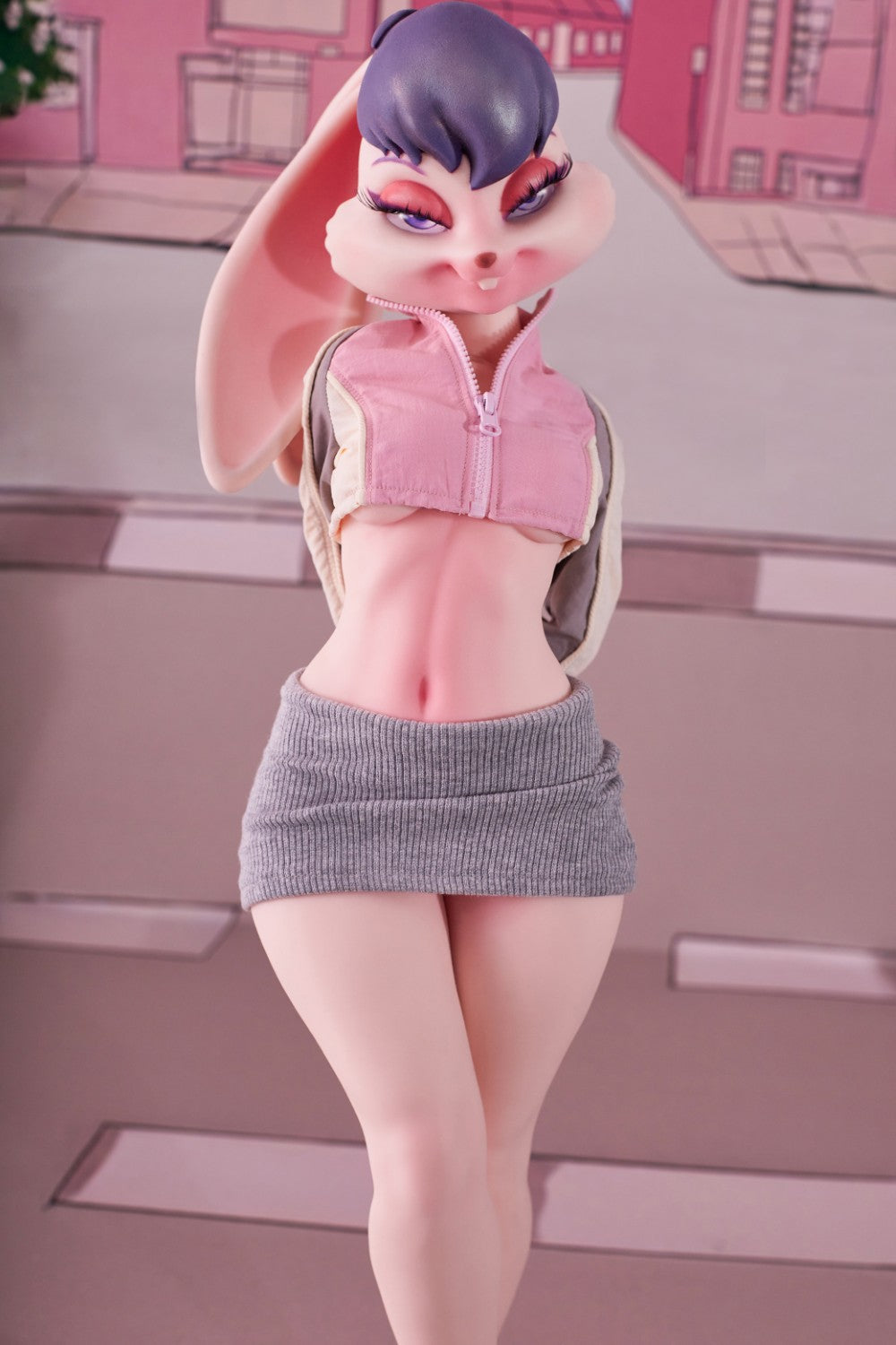 Lori Bunny sexdukke (Climax Doll Mini 70 cm c-cup silikone)