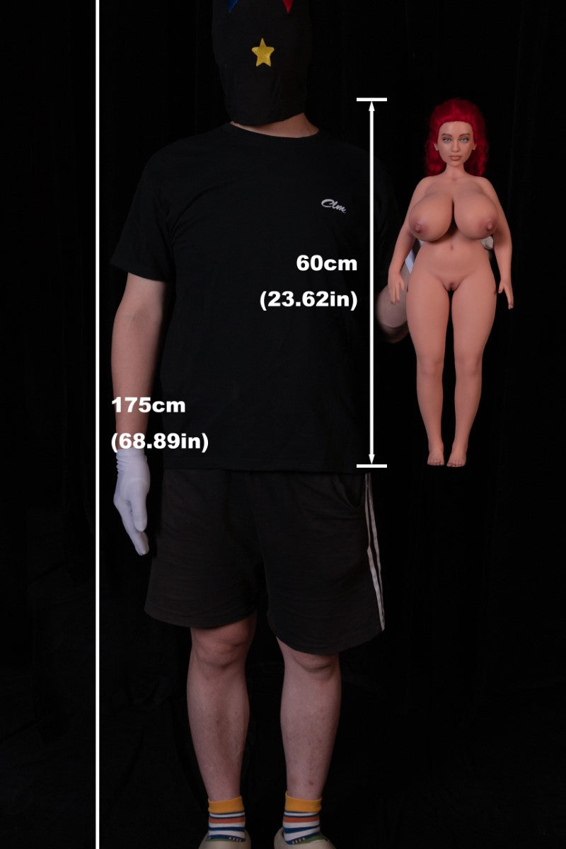 Hedy sexdukke (Climax Doll Mini 60 cm C-cup silikone)