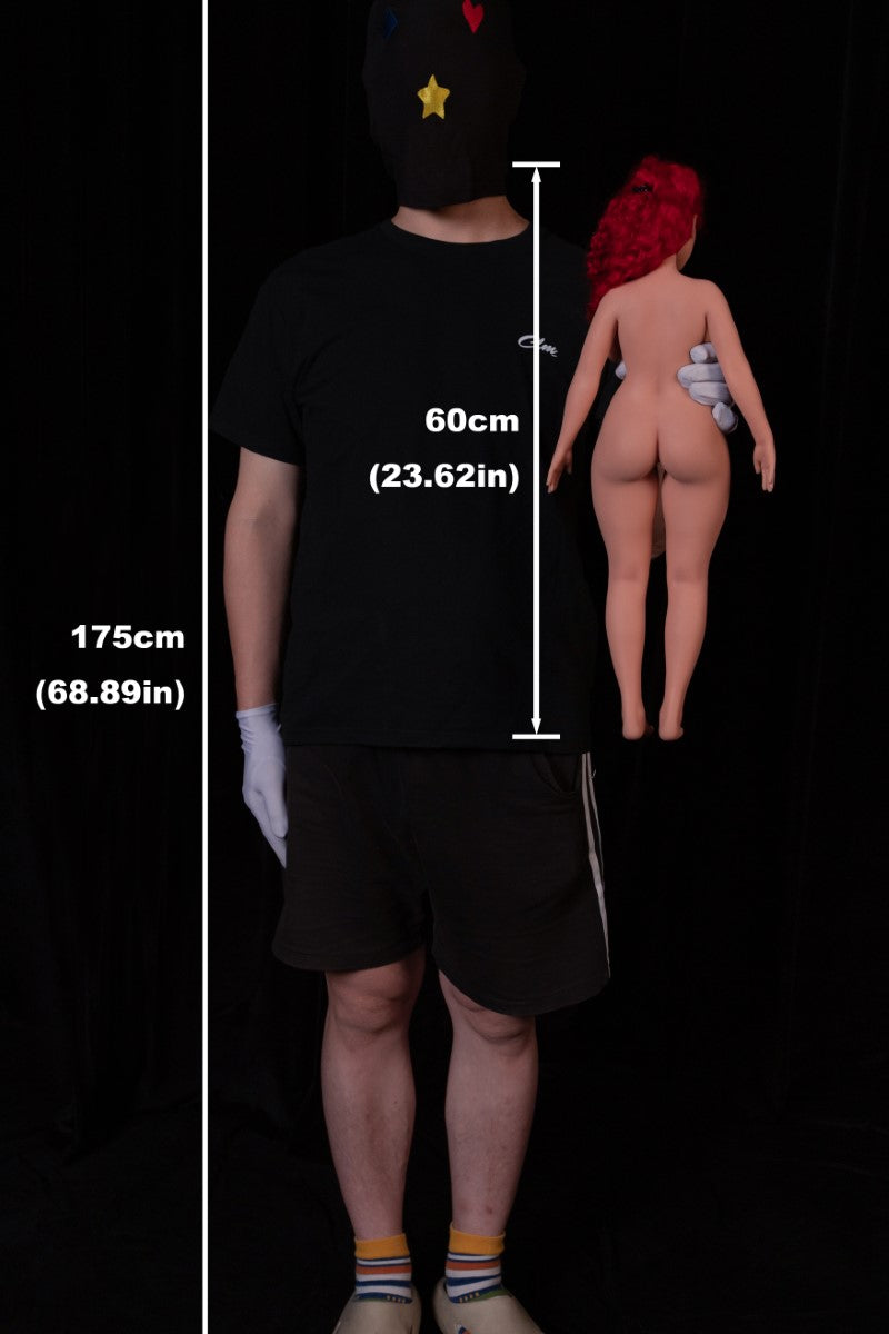 Hedy sexdukke (Climax Doll Mini 60 cm C-cup silikone)