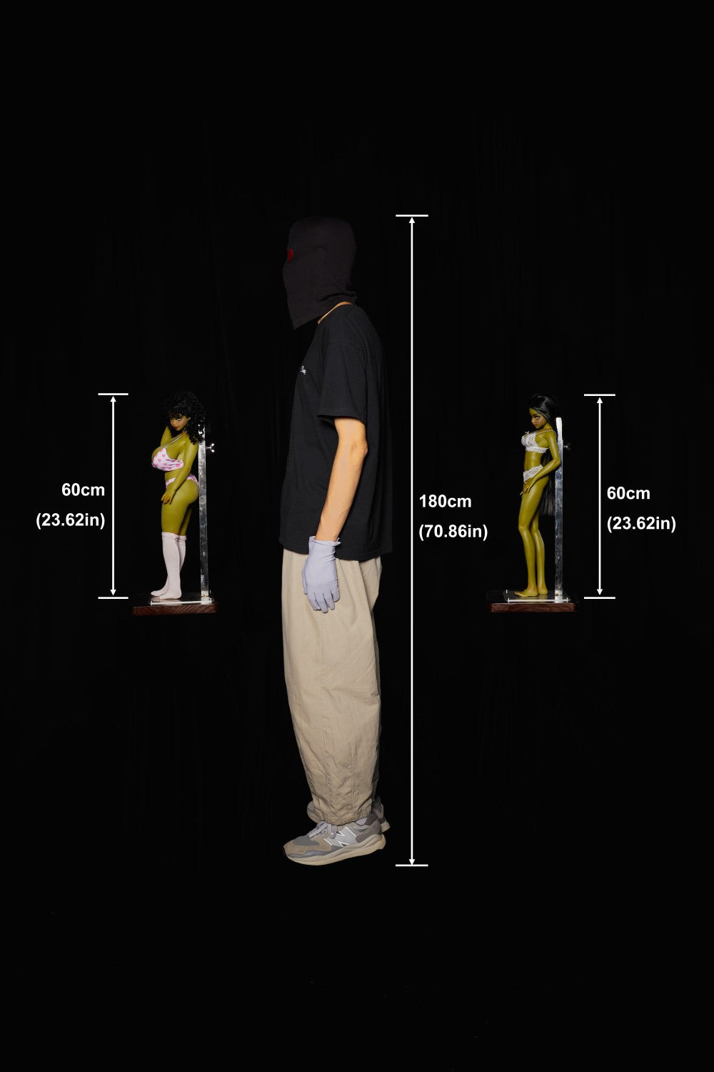 Honning sexdukke (Climax Doll Mini 60 cm B-cup silikone)