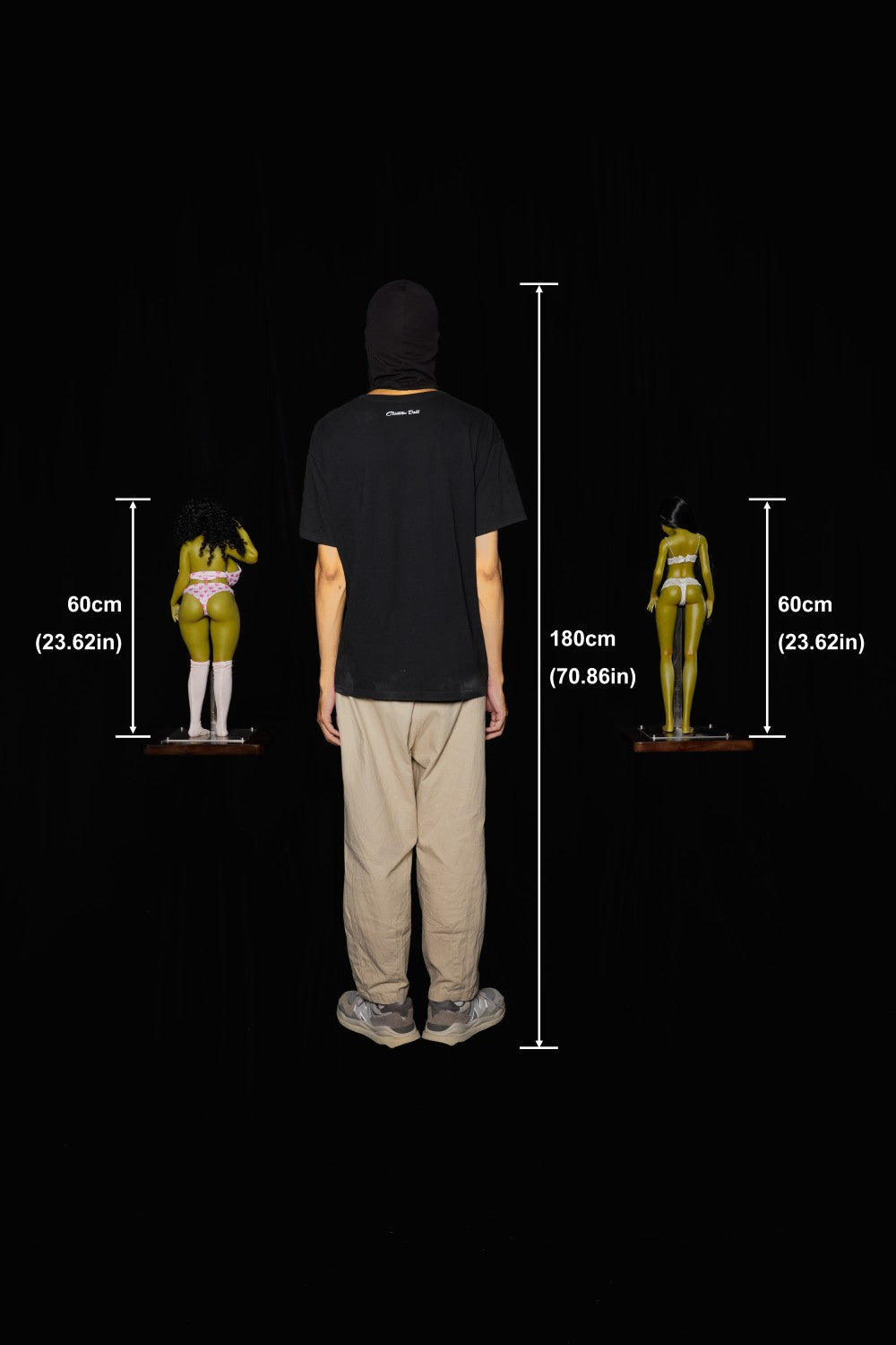 Honning sexdukke (Climax Doll Mini 60 cm B-cup silikone)