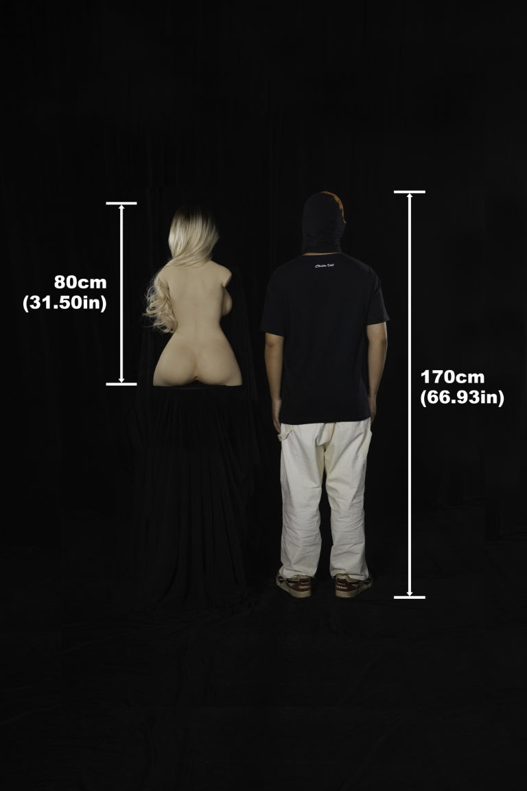 Miko Torso sexdukke (Climax Doll ULW 80 cm E-cup silikone)