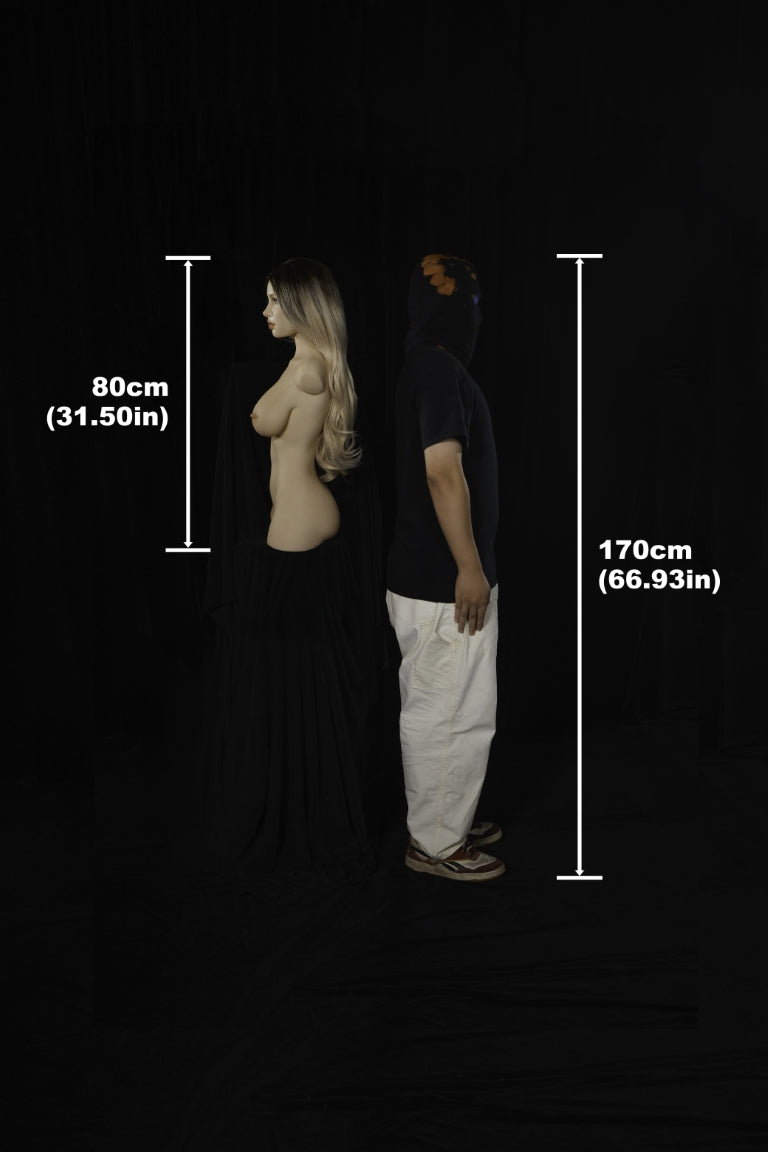 Miko Torso sexdukke (Climax Doll ULW 80 cm E-cup silikone)