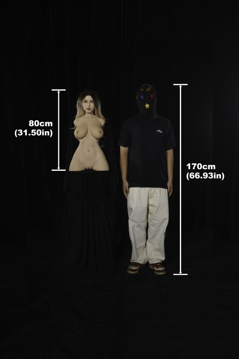 Miko Torso sexdukke (Climax Doll ULW 80 cm E-cup silikone)