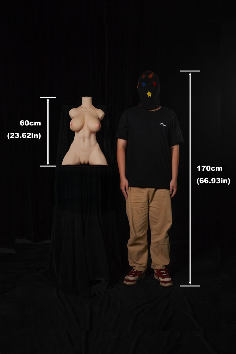 Torso 663# sexdukke (Climax Doll ULW 60 cm F-cup silikone)