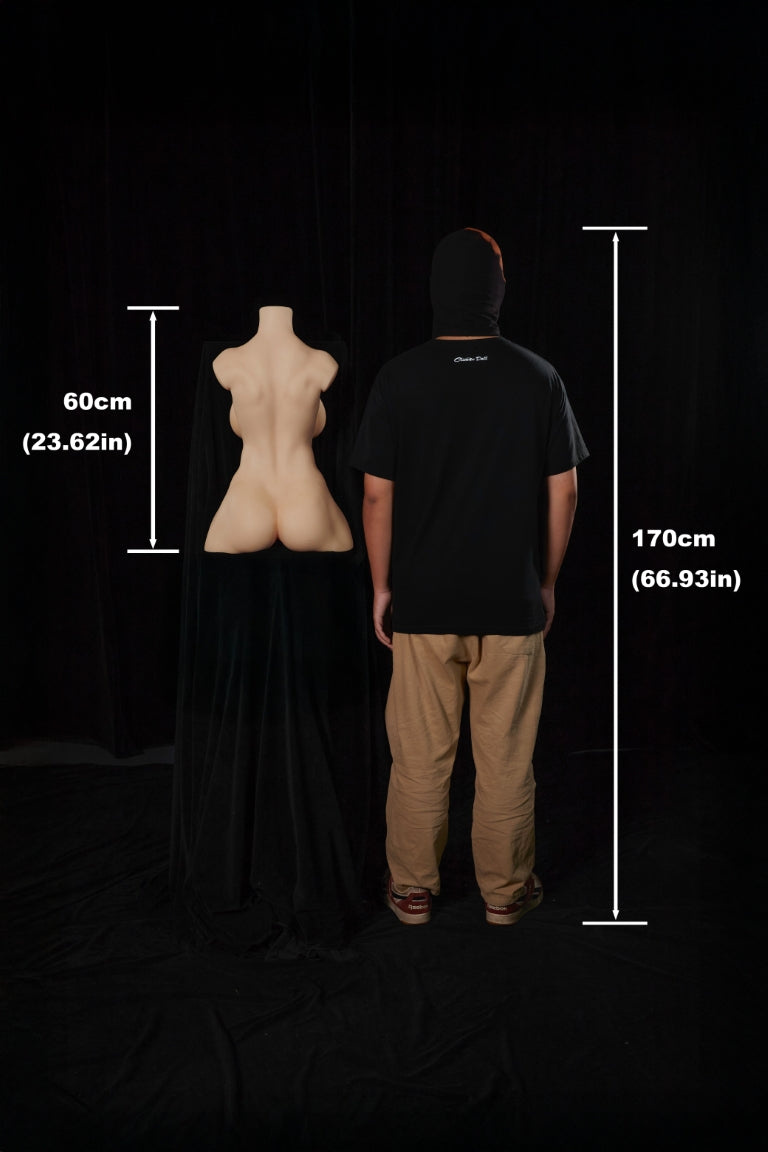 Torso 663# sexdukke (Climax Doll ULW 60 cm F-cup silikone)