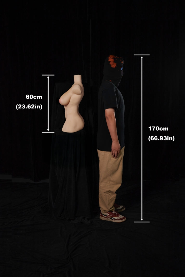 Torso 663# sexdukke (Climax Doll ULW 60 cm F-cup silikone)