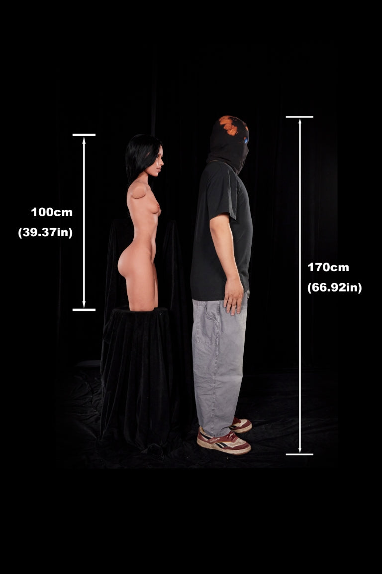 Raven Torso sexdukke (Climax Doll ULW 100 cm A-cup silikone)