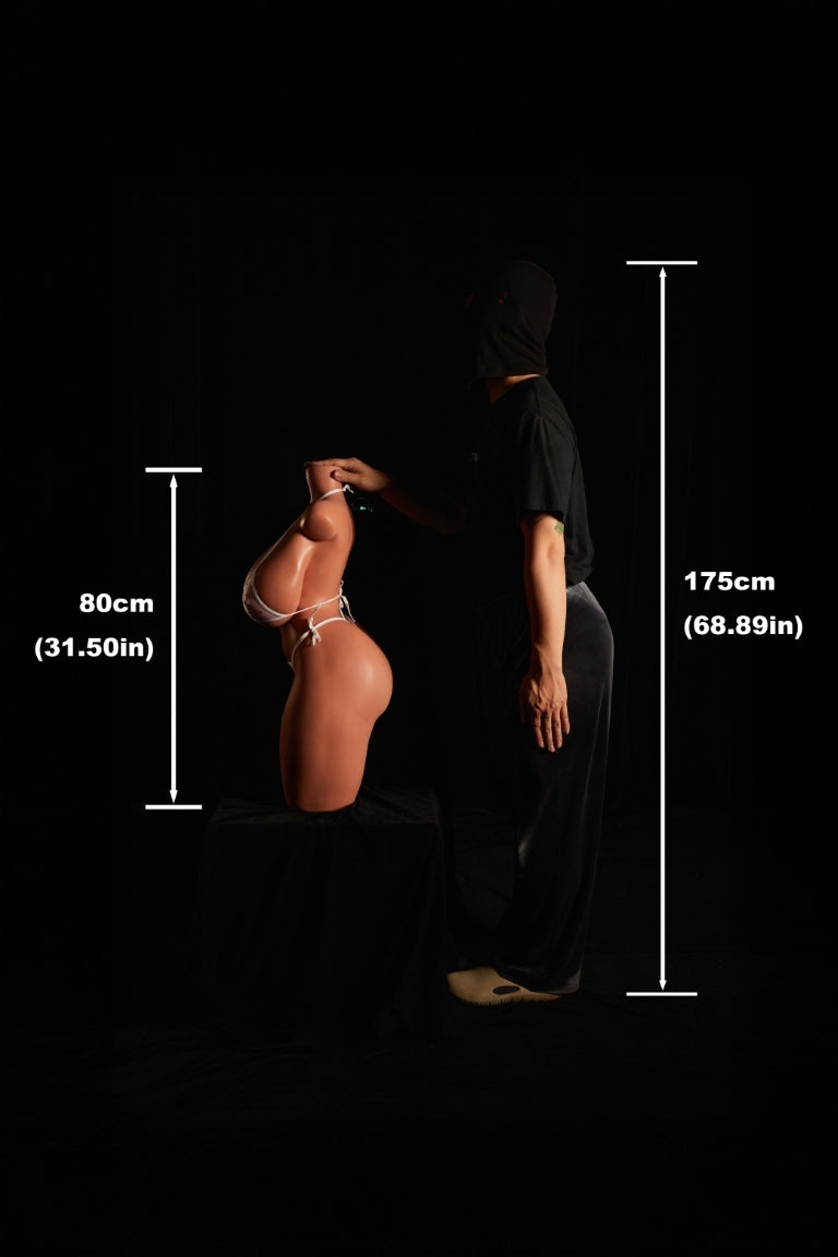 Torso 884# sexdukke (Climax Doll ULW 80 cm K-cup silikone)