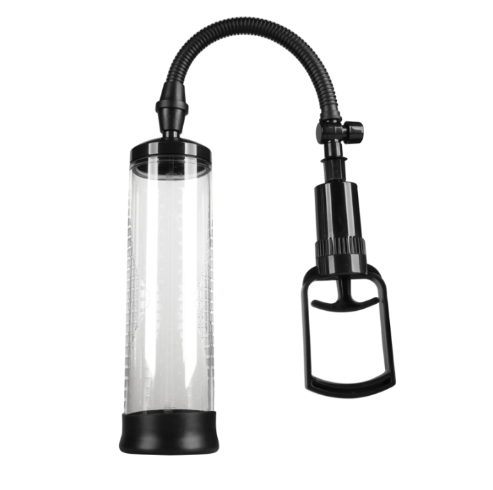 Penispumpe til forstørrelse og hårdere erektion – 70×220 mm | Sort design